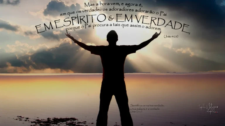 Una imagen reflexiva sobre la adoración en espíritu y en verdad según las enseñanzas de Jesús.